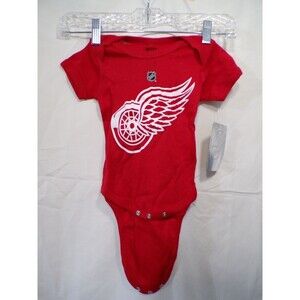 Outerstuff Detroit Red Wings Infant Bodysuit 12M Red Logo